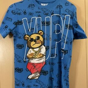 PANYC CLASSIC FRESH BOYS TSHIRT “VIP” COOL BEAR SIZE LARGE 14/16